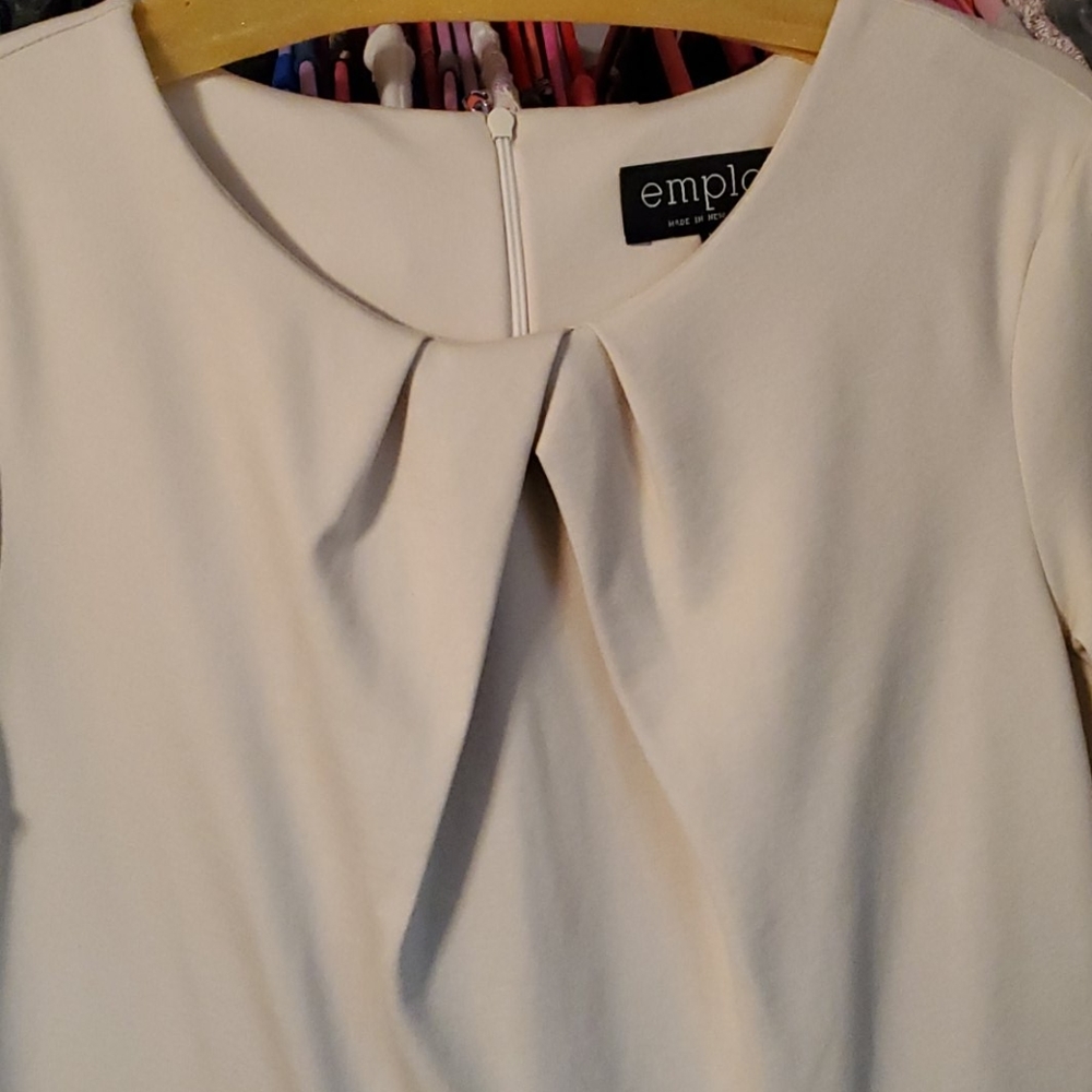 Emploi cream colored midi dress - Picture 3 of 4